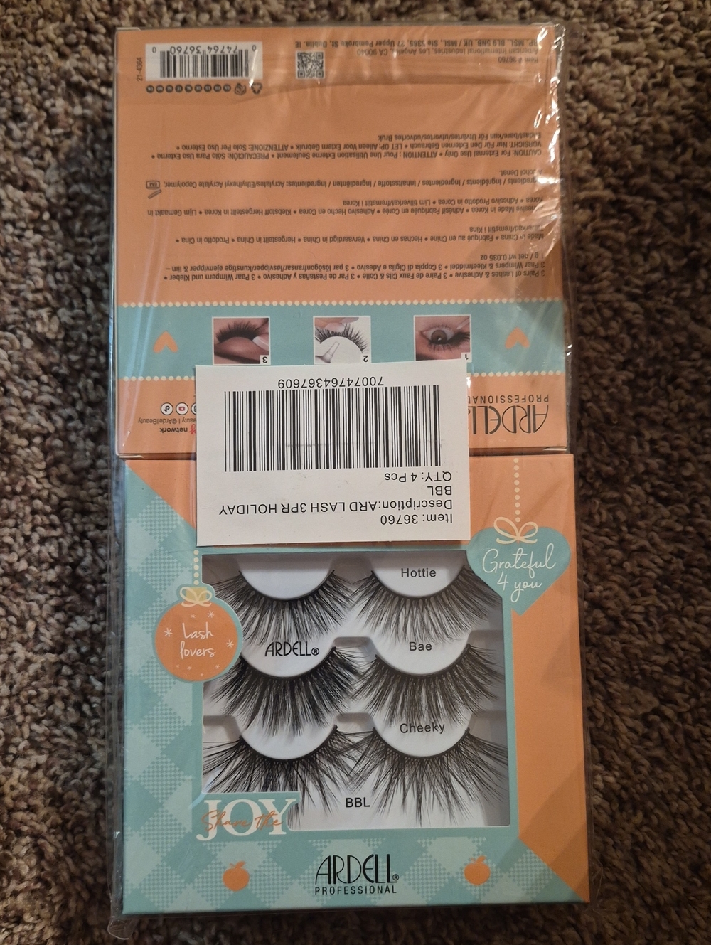 Ardell 12 Sets Or 4-packets False Lash Set